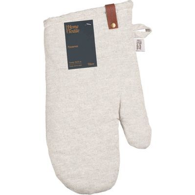 Кухонна прихватка Ardesto Рукавичка Oliver, 18х30 см, 100% бавовна, нап-ч: ватин, сірий світлий (ART05OL)
