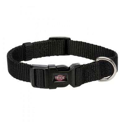 Нашийник для тварин Trixie Premium нейлон S: 25-40 см/15 мм чорний (4047974202210)