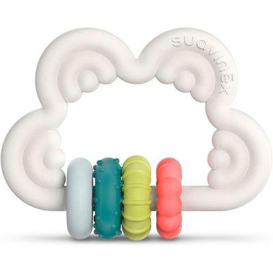 Прорезыватель Suavinex силиконовый с бряскальцем/мультицвет (401439)