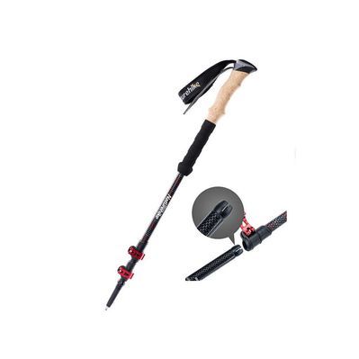 Трекінгові палиці Naturehike NH20DS003 135 см чорний/червоний 1 шт (6976023924699)