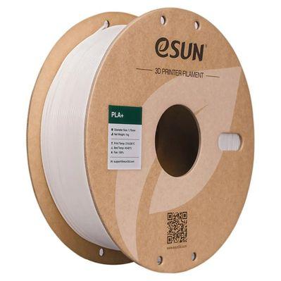 Пластик для 3D-принтера eSUN PLA+ 1.75мм, 1кг, white (PLA+175W1)