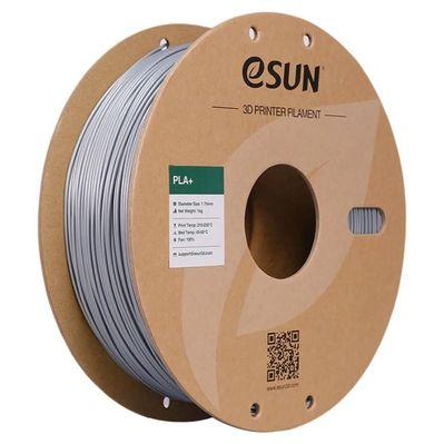 Пластик для 3D-принтера eSUN PLA+ 1.75мм, 1кг, silver (PLA+175S1)