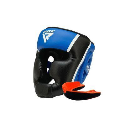 Боксерский шлем RDX Aura Plus T-17 Blue/Black M (HGR-T17UB-M+)
