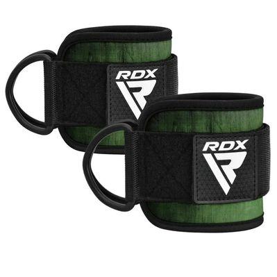 Манжета для тяги RDX A4 Gym Ankle Pro Army Green Pair (WAN-A4AG-P)