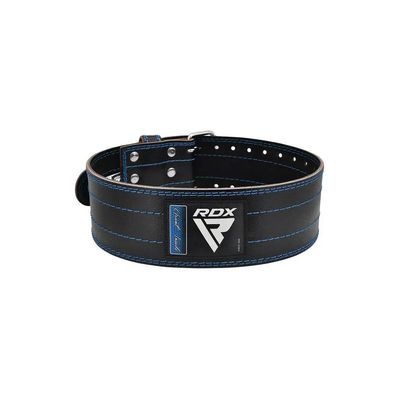 Атлетичний пояс RDX для пауерліфтингу RD1 шкіряний Blue L (WPB-RD1U-L)