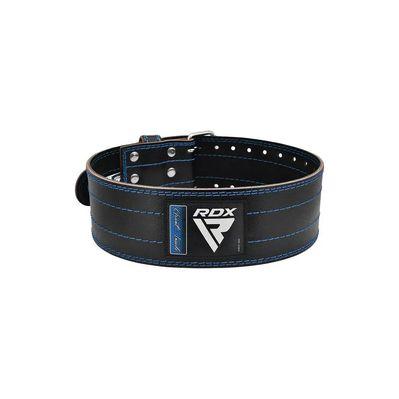 Атлетический пояс RDX для пауерліфтингу RD1 шкіряний Blue XL (WPB-RD1U-XL)