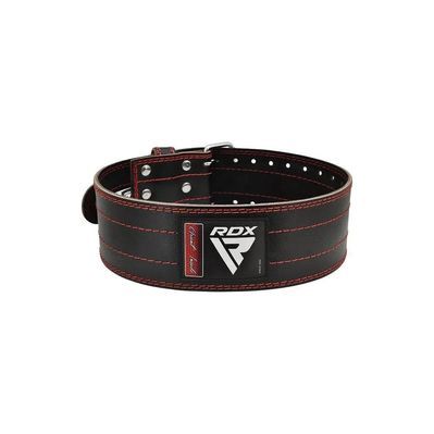 Атлетичний пояс RDX для пауерліфтингу RD1 шкіряний Red M (WPB-RD1R-M)