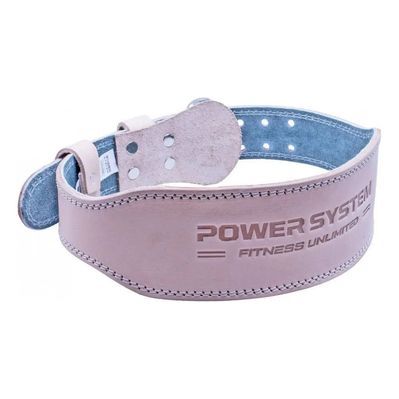 Атлетичний пояс Power System PS-3000 Power Natural шкіряний XX (PS-3000_2XL_Natural)