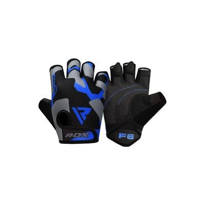 Рукавички для фітнесу RDX F6 Sumblimation Blue S (WGS-F6U-S)
