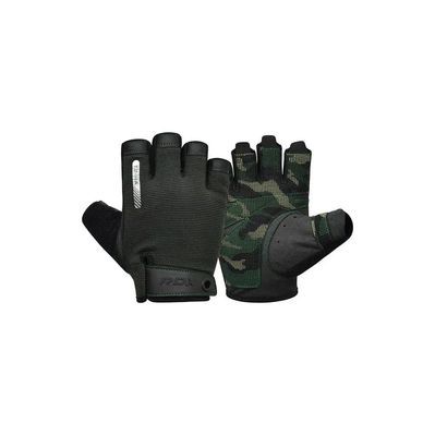 Рукавички для фітнесу RDX T2 Half Army Green XL (WGA-T2HA-XL)