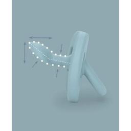 Пустышка Suavinex Colour Essence 0-6 мес, анатомическая силиконовая, прозрачная (308087)