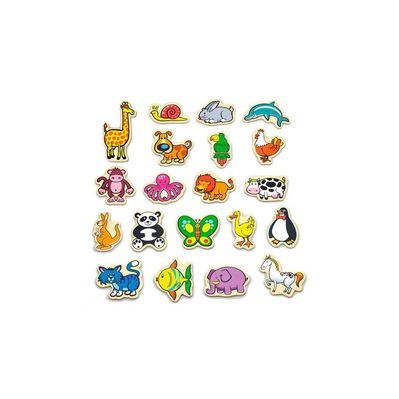 Ігровий набір Viga Toys Набір магнітів Звірята 20 шт (58923N)