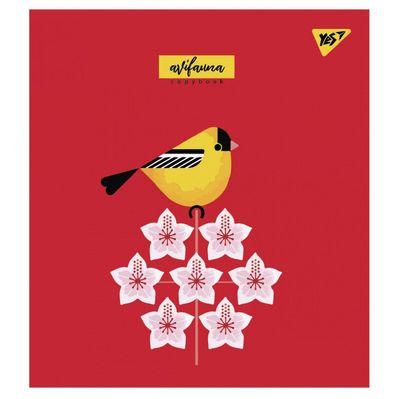 Зошит Yes А5 Avifauna 12 аркушів лінія (766802)