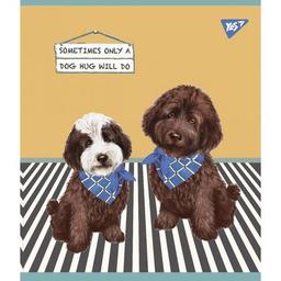 Зошит Yes А5 Dogs 24 аркушів клітинка (766834)