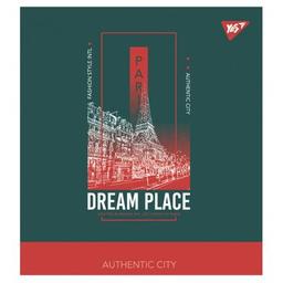 Зошит Yes А5 Dream place 24 аркушів клітинка (766839)