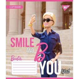 Тетрадь Yes Barbie 12 листов клетка (767192)