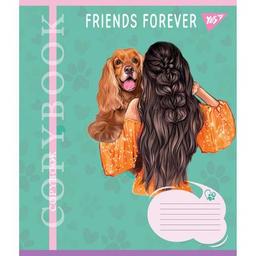 Тетрадь Yes Friends forever 24 листов клетка (767015)