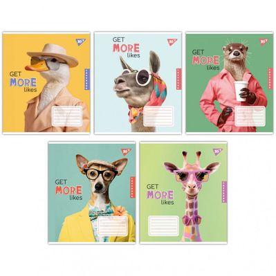 Тетрадь Yes Get more likes 24 листов клетка (767289)