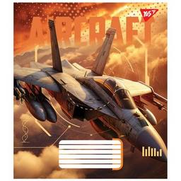 Зошит Yes Aircraft 48 аркушів клітинка (767102)