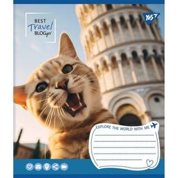 Тетрадь Yes Best travel blogger 36 листов линия (767083)