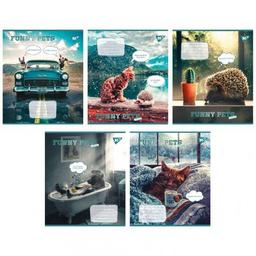 Тетрадь Yes Funny pets 36 листов линия (767087)