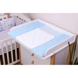 Пеленальный матрасик Верес Velour Medium blue 72х80 см (429.5)