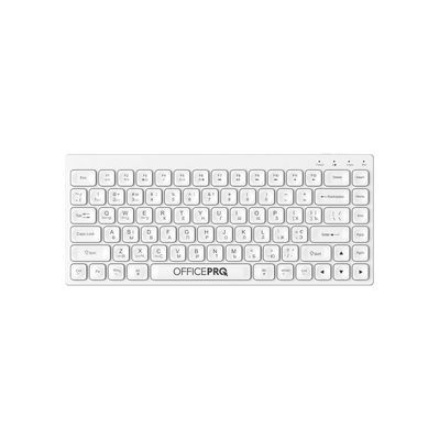 Клавіатура OfficePro SK955W Wireless/Bluetooth White (SK955W)