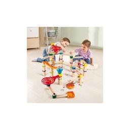 Конструктор Hape лабиринт Marble Run Трюки и повороты 129 элементов (E1100)