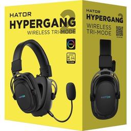 Наушники Hator Hypergang 2 Wireless Tri-Mode Black (HTA-950)