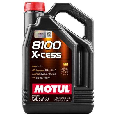 Моторное масло MOTUL 8100 X-cess SAE 5W-30, 5л