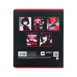 Зошит Kite Anime 48 аркушів, клітинка (K24-259-2)