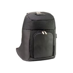 Рюкзак школьный Optima 17" USB унисекс Черный (O96914-01)