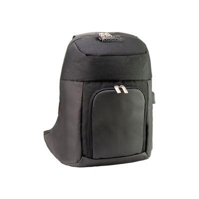 Рюкзак школьный Optima 17" USB унисекс Черный (O96914-01)