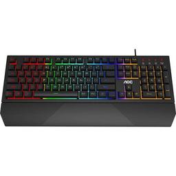 Клавиатура AOC GK200 Rainbow LED USB Black (GK200D32R)