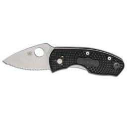 Нож Spyderco Ambitious Serrated Black (C148SBK)