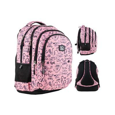Рюкзак школьный GoPack Teens Розовый (GO24-162L-6)