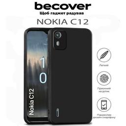Чохол до мобільного телефона BeCover Nokia C12 Black (711777)