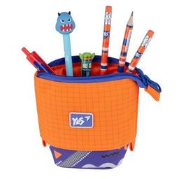 Пенал Yes Підставка PH-M2 Erudite Помаранчевий / Бузковий (532910)