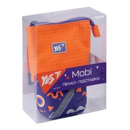 Пенал Yes Підставка PH-M2 Erudite Помаранчевий / Бузковий (532910)