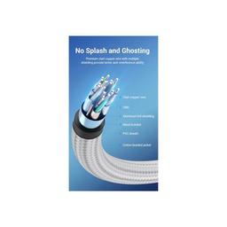 Кабель мультимедийный HDMI to HDMI 15.0m V2.0 4K Silver Metal Type Vention (AABIN)