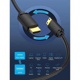 Кабель мультимедійний HDMI to Micro HDMI 1.5m V2.0 4K 60Hz 18Gbps HDR Dolby Vention (AGHBG)