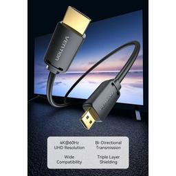 Кабель мультимедийный HDMI to Micro HDMI 3.0m V2.0 4K 60Hz 18Gbps HDR Dolby Vention (AGHBI)