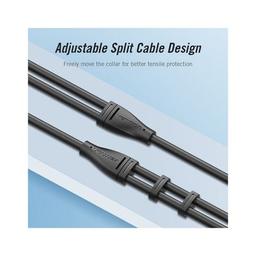 Кабель мультимедийный Jack 3.5mm 4pin M to 2X 3.5mm F Vention (BBVBY)