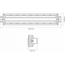 Светильник Videx висотний лінійний 100W 5000K 220V (VL-HB022-1005B)