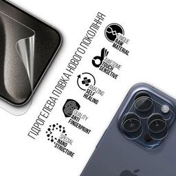 Пленка защитная Armorstandart Kit Clear screen + camera Apple iPhone 15 Pro Max (ARM80714)