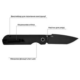 Ніж CJRB Nova Black PVD (J1937-BBK)