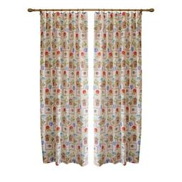 Штора Прованс комплект Red apples 140х170 см 2 шт (034909)