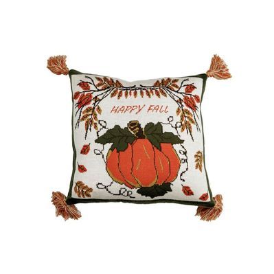 Наволочка Прованс декоративна в'язана Happy Fall Гарбуз 45х45 (029744)