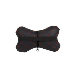 Подушка EVAtech ECO 27х16 см чорна з червоною ниткою (SPCRBR)