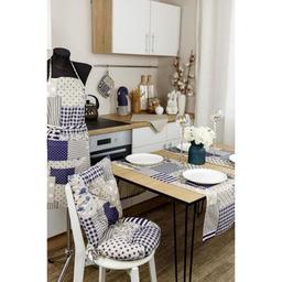 Фартук Прованс Пэчворк синий (031634)